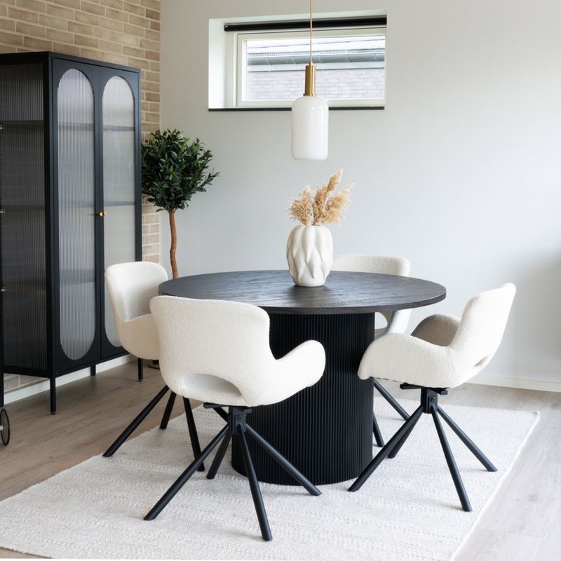 House Nordic Amorim Matstol Benvit 2 st