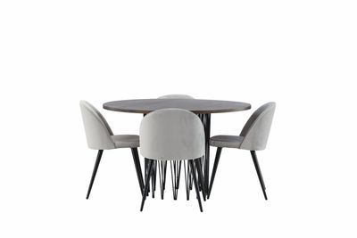 Venture Home Stone Rund Matgrupp