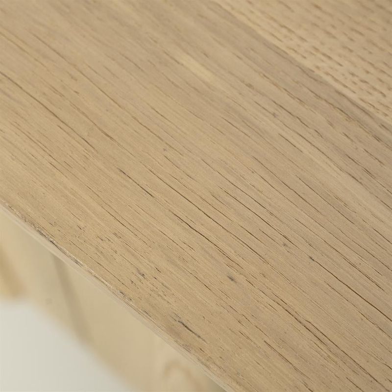 Eleonora TV-bänk Jake med 6 dörrar - Naturlig Ek