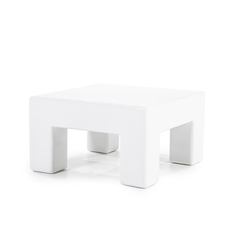 By Boo Frost Vit Modernt Soffbord