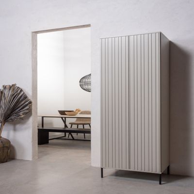 WOOOD New Gravure Skåp med Låda i Tall Damm [FSC]