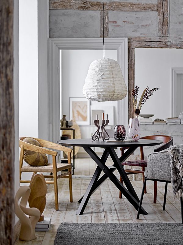 Bloomingville Cortone Matstol, Grå, Polyester