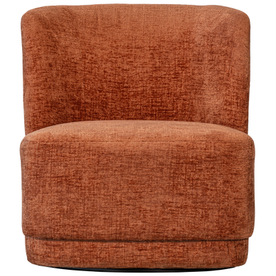 WOOOD Atty Snurrfåtölj Sammet Orange Blossom