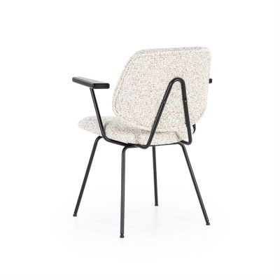 Eleonora Stol Jon med armstöd - Beige Maywood