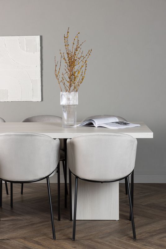 Venture Home Matgrupp Olga med stolarna Evelina