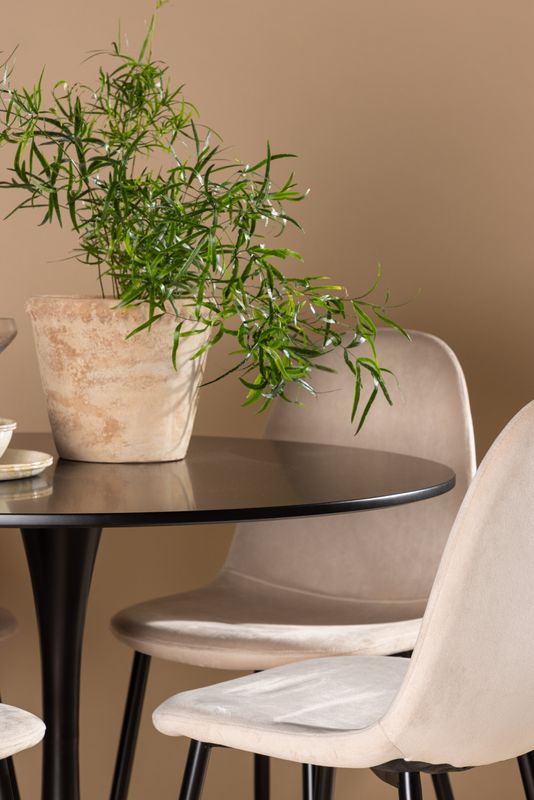 Venture Home Matgrupp Glade med 4st Matstolar Polar