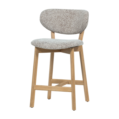 WOOOD UDAR Barstol Natur med Träram