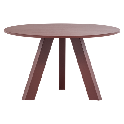 WOOOD Rhonda Rund Matbord i Ek, Vinröd
