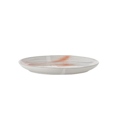 Bloomingville Paula Tallrik, Orange, Stengods - 6-pack