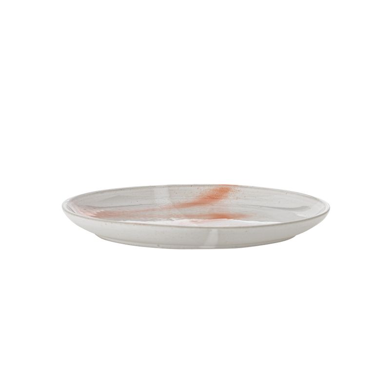 Bloomingville Paula Tallrik, Orange, Stengods - 6-pack