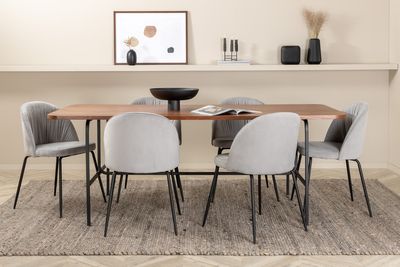 Venture Home Uno, Wrinkles Rektangulär Matgrupp