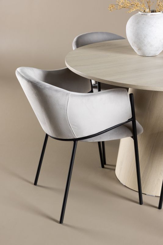 Venture Home Lanzo Matbord med Evelina Matstol