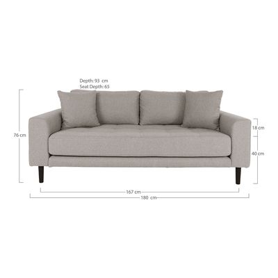 House Nordic Lido 2,5-sits soffa Sten