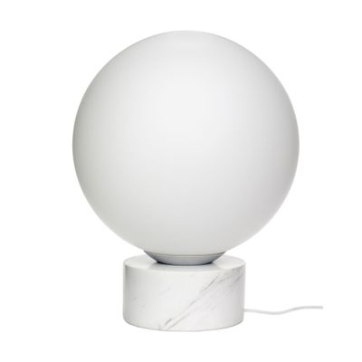 Hübsch Sphere Golvlampa Vit ø40xh50cm, E27/40W