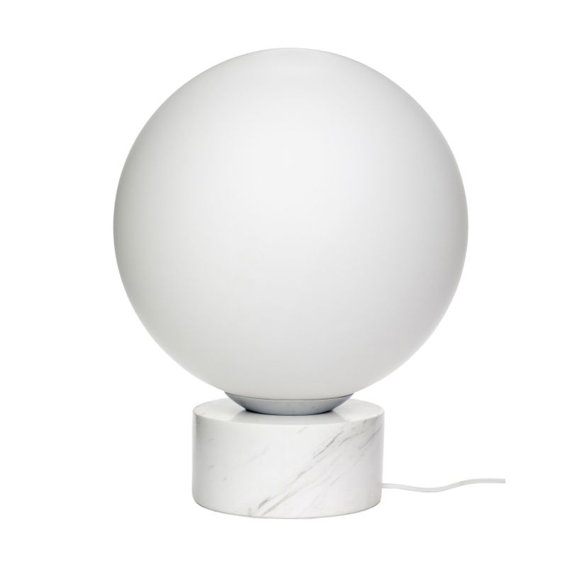 Hübsch Sphere Golvlampa Vit ø40xh50cm, E27/40W