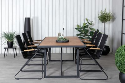 Venture Home Khung, Bois Matgrupp Svart Natur