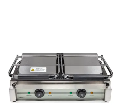 Exxent Klämgrill dubbel, räfflad