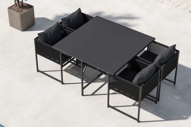 Venture Home Noto Matgrupp Svart