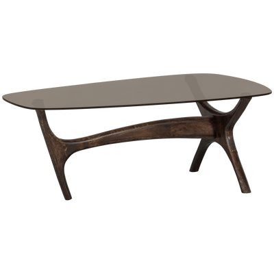 WOOOD Flash Soffbord i Mangoträ och Glas