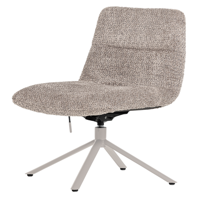 WOOOD Soren Justerbar Swivel Fåtölj i Ullig Grå
