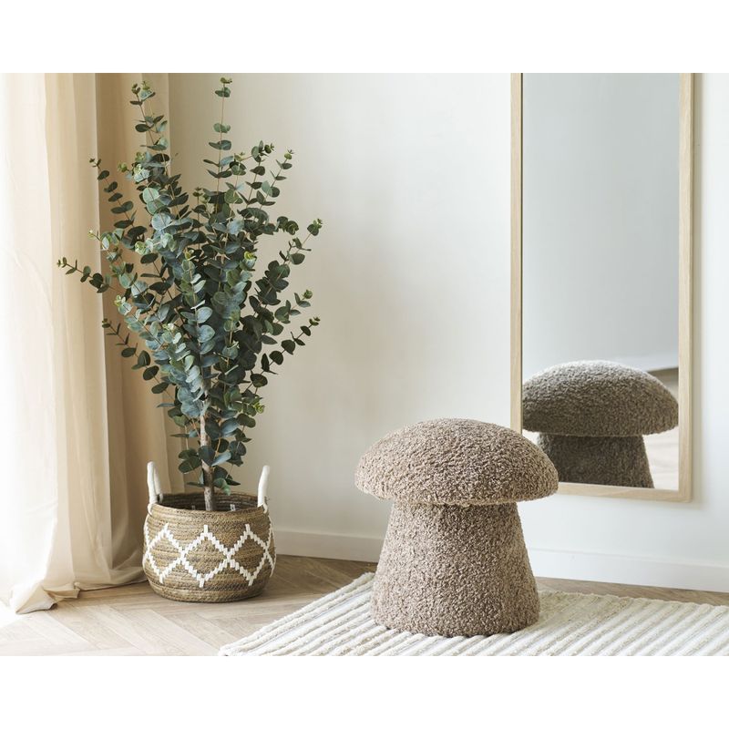 House Nordic Enna sittpuff brun