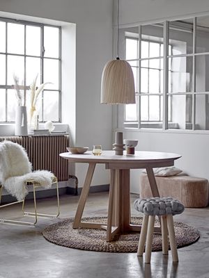 Bloomingville Owen utdragbart matbord, natur, FSC® 100%, ek