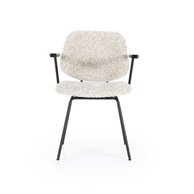 Eleonora Stol Jon med armstöd - Beige Maywood