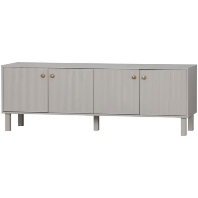 WOOOD Madu TV-bänk i molngrått trä