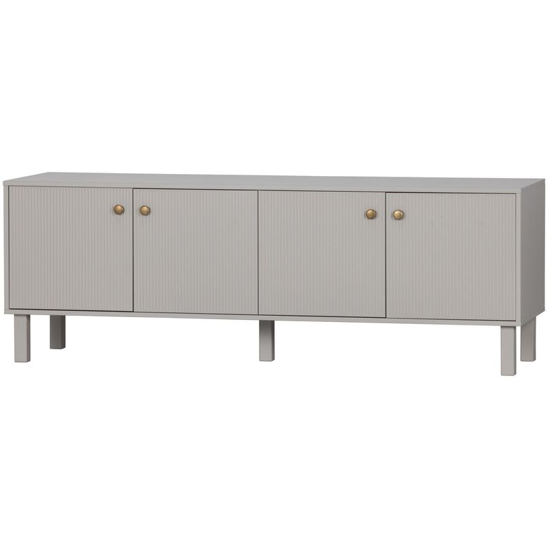 WOOOD Madu TV-bänk i molngrått trä