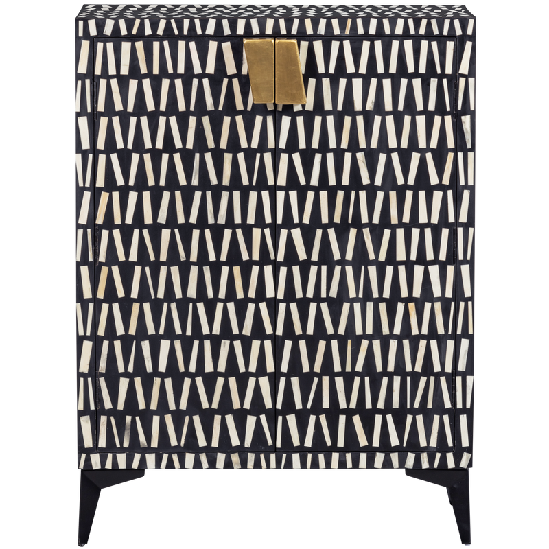 WOOOD Menne Skåp i Mangoträ och Beninlägg