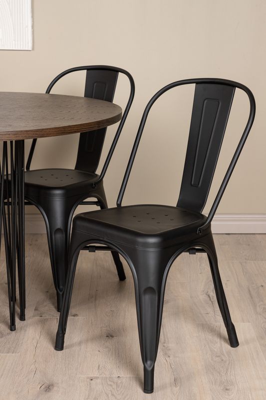 Venture Home Stone Rund Matgrupp