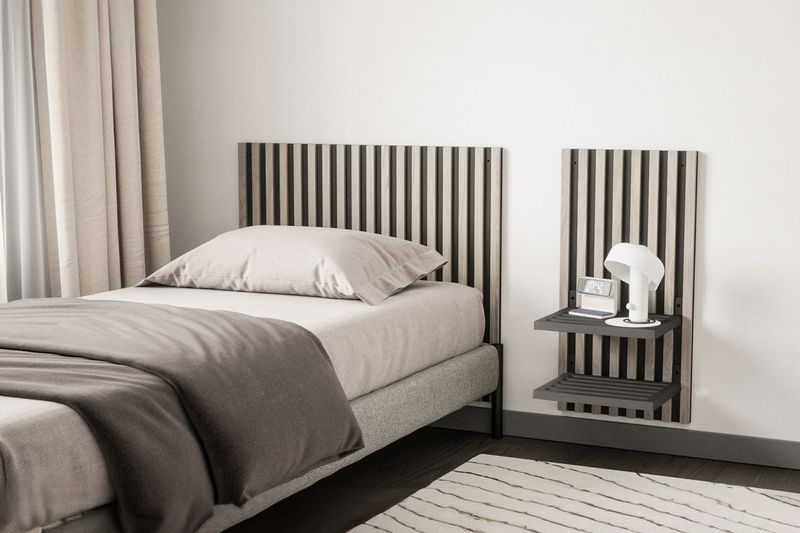 Venture Home Caen Sidobord 35 x 30 Svart