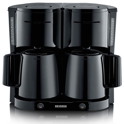 Severin Dubbel Termosbryggare KA9315 1000W Svart