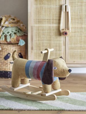 Bloomingville Charlie gungdjur, hund, flerfärgad polyester