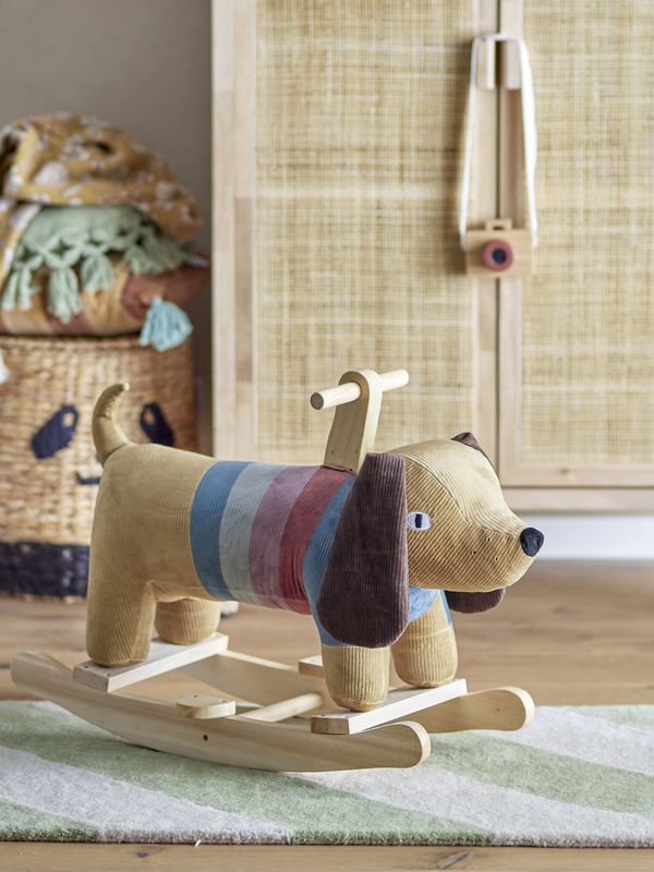 Bloomingville Charlie gungdjur, hund, flerfärgad polyester