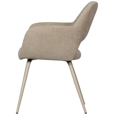 WOOOD Jenny Matstol i Vävd Tyg - Naturell 2 st