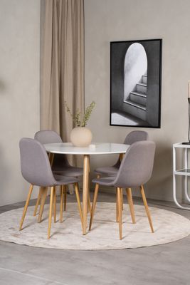 Venture Home Matgrupp Plaza med stolarna Polar