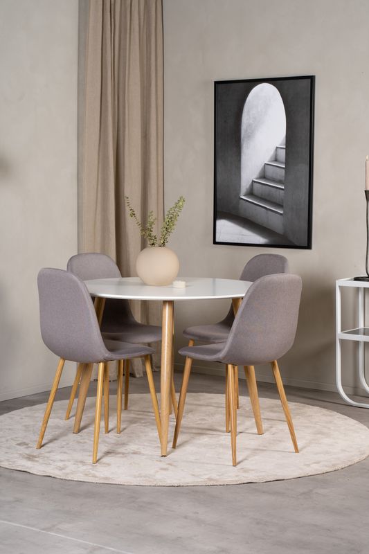 Venture Home Matgrupp Plaza med stolarna Polar