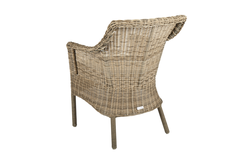 Brafab Lenora Karmstol i Konstrotting med Sittdyna