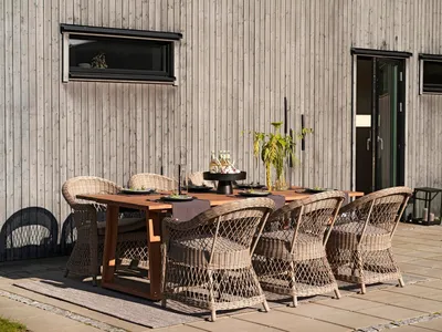 Brafab Laurion Matbord 100x230 cm Natur Teak