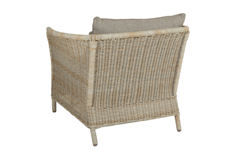 Brafab Aster Fåtölj Beige i Konstrotting inkl. Dynor