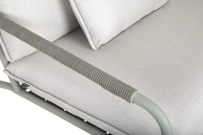 Brafab Lerberget 2,5-sits soffa grön / ash