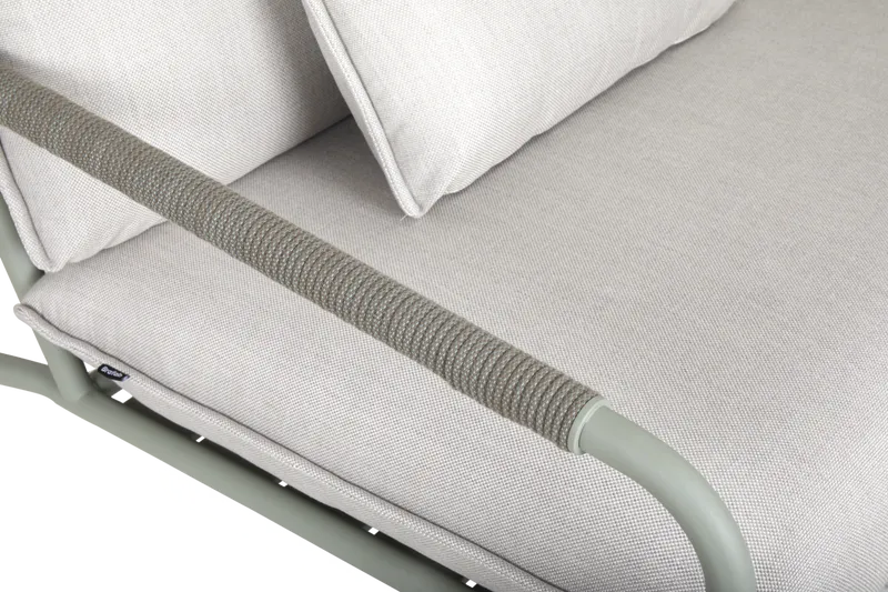 Brafab Lerberget 2,5-sits soffa grön / ash