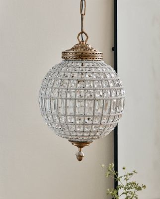 Nordal Crystal lampa med glasprismor, medium