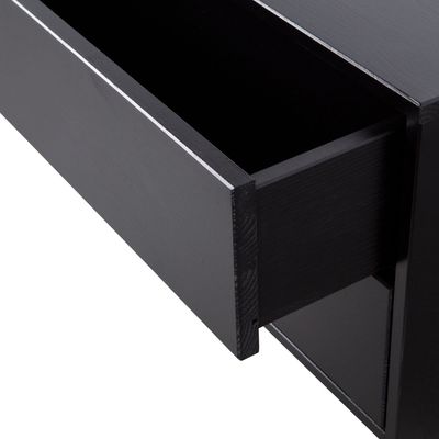 WOOOD FINCA TV-Bänk 100 cm Grenen Djup Svart