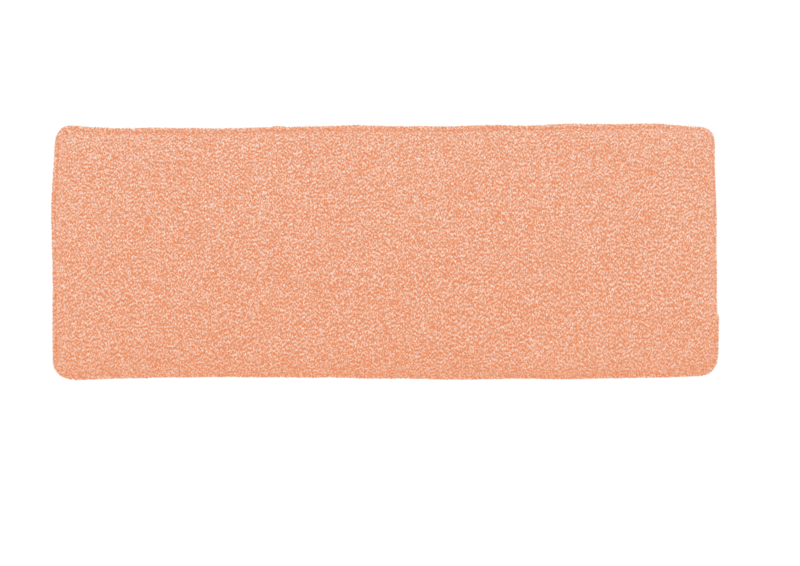 Brafab Frisk dyna 37x102 cm Teddy Orange