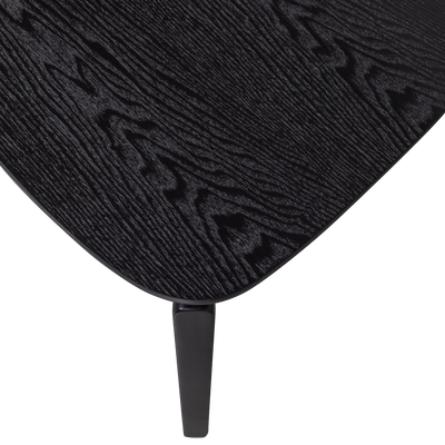 WOOOD CRAS Matstol i Svart Essensfineer 2 st