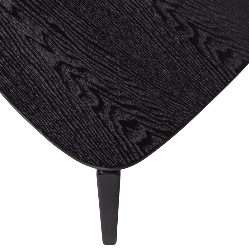 WOOOD CRAS Matstol i Svart Essensfineer 2 st