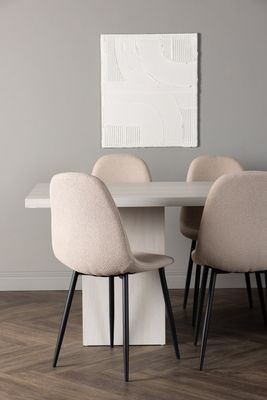 Venture Home Matgrupp Olga med Stolar Polar