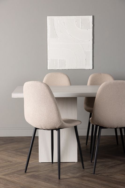 Venture Home Matgrupp Olga med Stolar Polar